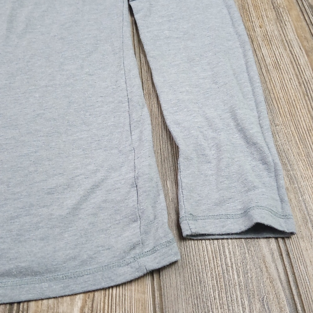 Simple Basic Style Staple Long Sleeve Soft Gray L… - image 3